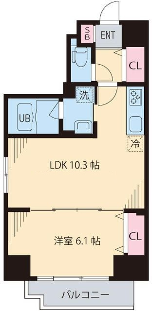 Ｓ．Ｓ．キューベライズの間取り|間取りです。