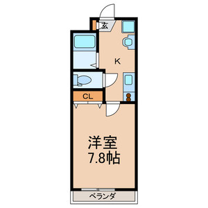【間取り】 | Ｋ．Ｙ南八幡 | 間取りです。