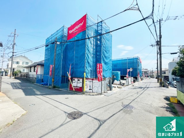 加古川市平岡町二俣　新築一戸建ての外観|現在の進捗状況です！順調に作業進行中、完成が待ち遠しいです！詳細の間取り等、お気軽にお問い合わせください！