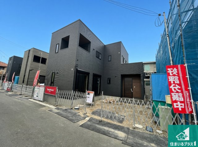 加古川市平岡町二俣　新築一戸建ての外観|現在の進捗状況です！順調に作業進行中、完成が待ち遠しいです！詳細の間取り等、お気軽にお問い合わせください！