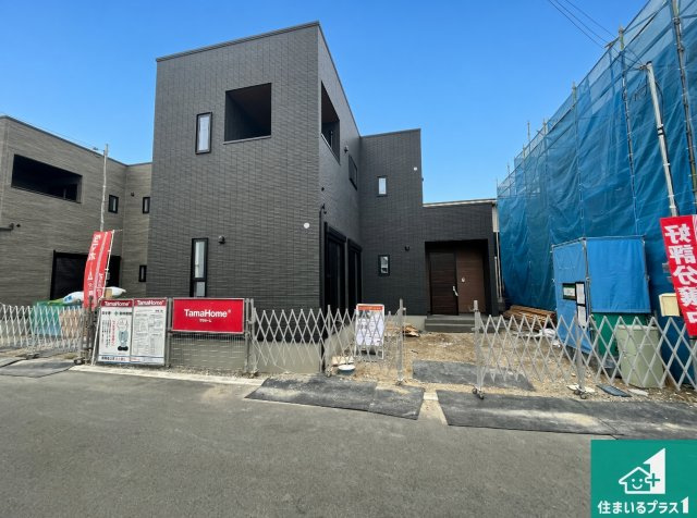 加古川市平岡町二俣　新築一戸建ての外観|現在の進捗状況です！順調に作業進行中、完成が待ち遠しいです！詳細の間取り等、お気軽にお問い合わせください！