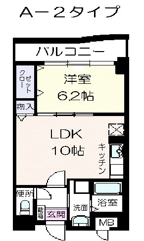 ラポール西大島　イーストの間取り