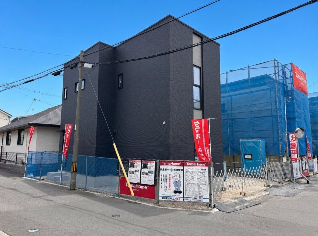 加古川市平岡町二俣　新築一戸建ての外観|現在の進捗状況です！順調に作業進行中、完成が待ち遠しいです！詳細の間取り等、お気軽にお問い合わせください！