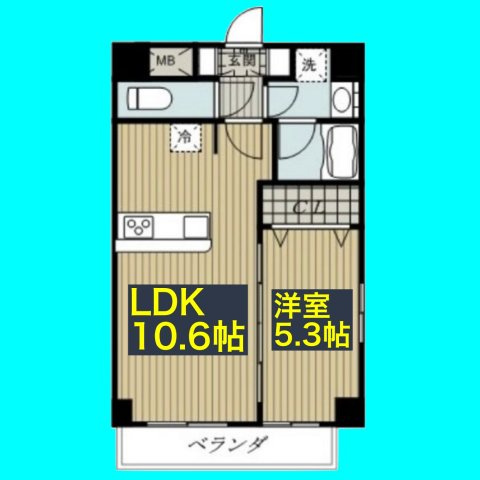 Canal Eastの間取り