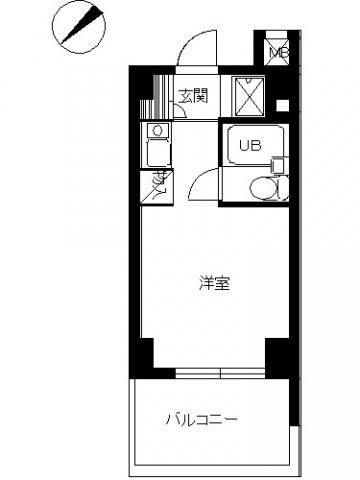 シティマンションオリエント伊勢佐木町の間取り