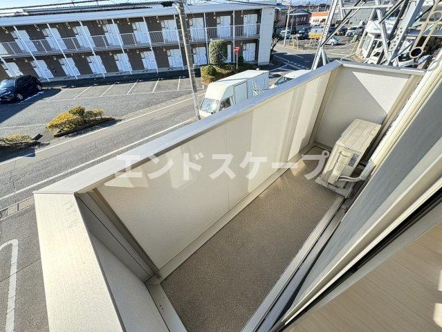 フォンテーヌ　Ａのバルコニー|高崎、前橋、伊勢崎エリアのお部屋探しはエンドスケープまで！お客様の理想お聞かせ下さい♪