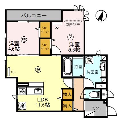 ヴィア・ラッテアの間取り