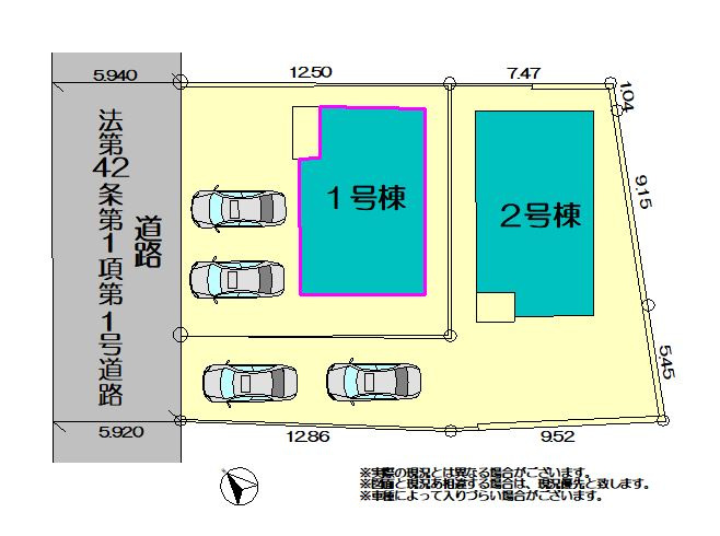 クレイドルガーデン日光市平ケ崎第１の区画図