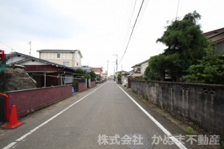 【前面道路含む現地写真】 | クレイドルガーデン日光市平ケ崎第１ | 〇前面道路〇
西側公道　幅員5.92ｍ
