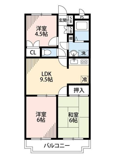 【間取り】 | グランドソレーユ座間(グランドソレーユザマ)