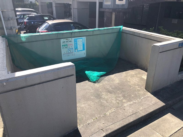 敷地内ゴミ置き場 