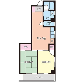 【間取り】 | シャルマンクロワール | 間取りです。