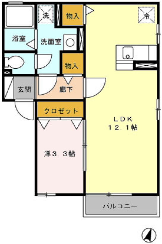リヴェールの間取り