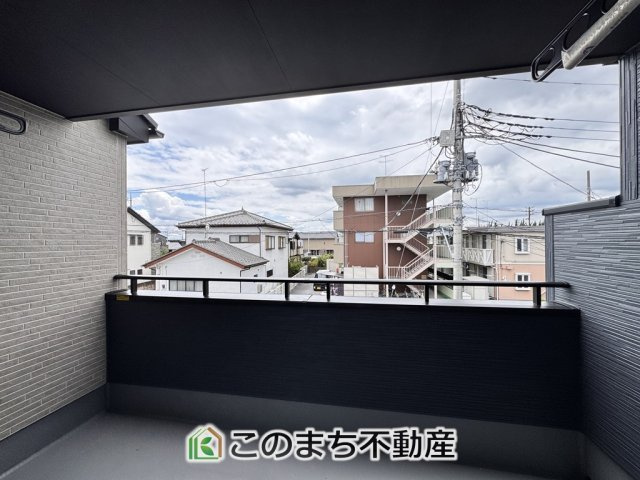 グラファーレ宇都宮市峰町3期の展望|バルコニーからの眺めです♪