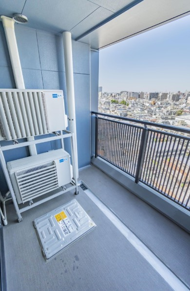 シティタワー池袋ウエストゲートのバルコニー|シティタワー池袋ウエストゲート：約７．１８平米のバルコニー画像です！