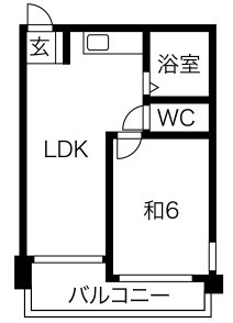 ベルシェ岡本の間取り
