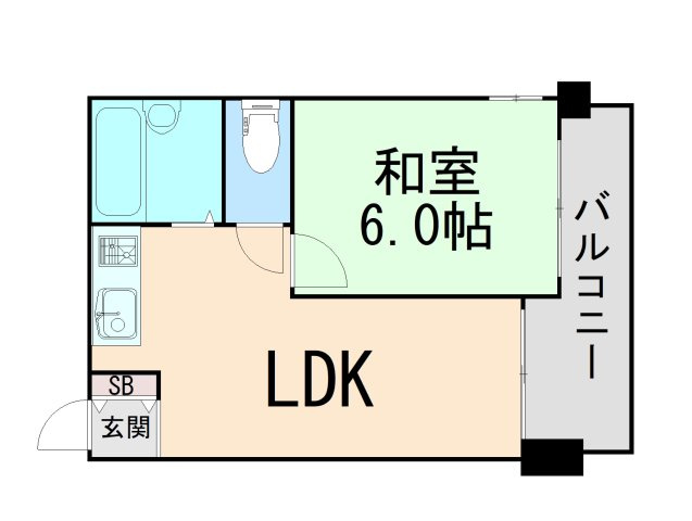 ベルシェ岡本の間取り