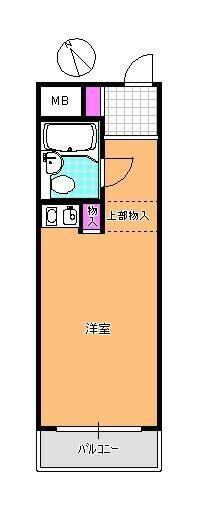 ダイマス熊野町マンションの間取り