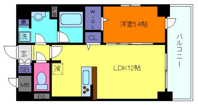 Cherir六甲道の間取り