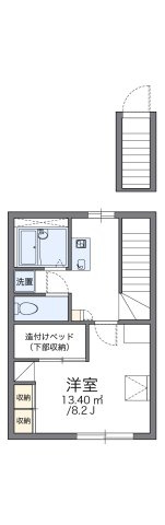 レオパレス晴屋の間取り