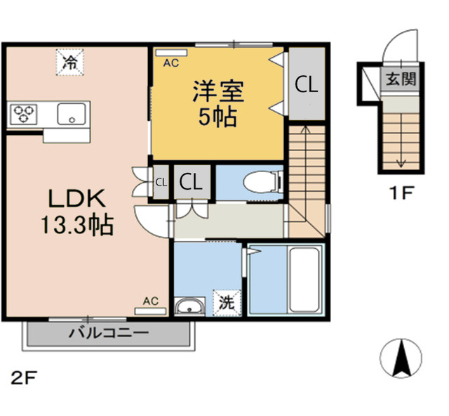 シャンティの間取り