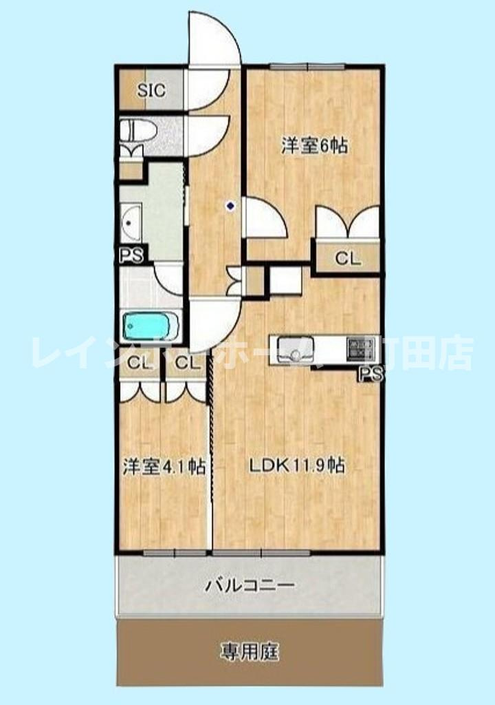 プロミライズ青葉台Ｃ棟※初期費用分割後払いサービス利用可能物件の間取り