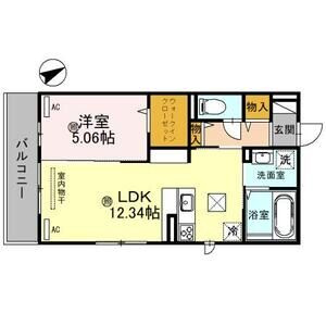 【間取り】 | カノン蓮池 | お部屋の間取りです