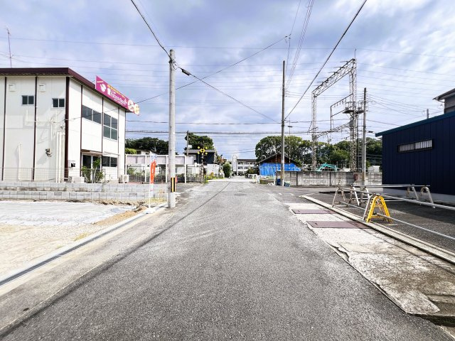 桜井市桜井　第1期の前面道路含む現地写真