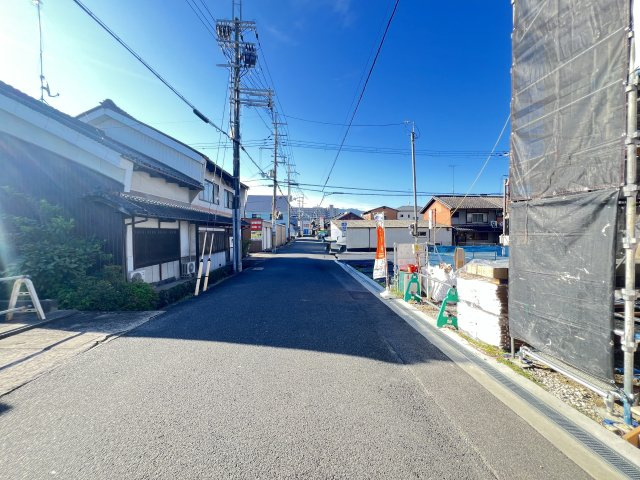 桜井市桜井　第1期の前面道路含む現地写真