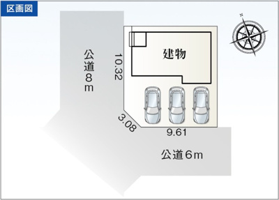 【区画図】 | 焼津市石津向町5期　新築戸建　全1棟