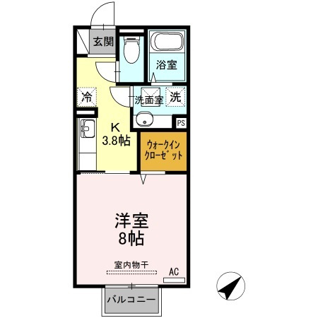 【間取り】 | シャイン　リーフ　山口　B棟