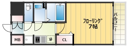 【間取り】 | レシオス大阪城公園