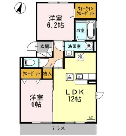 【間取り】 | グランレーヴＤ
