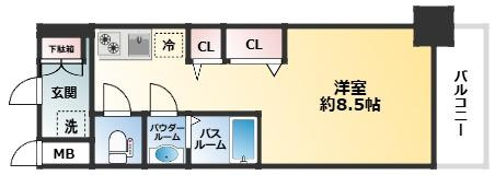 【間取り】 | ララプレイスOSAKADOMECITYフトゥーロ