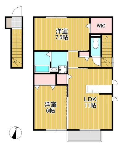 プランドールAの間取り