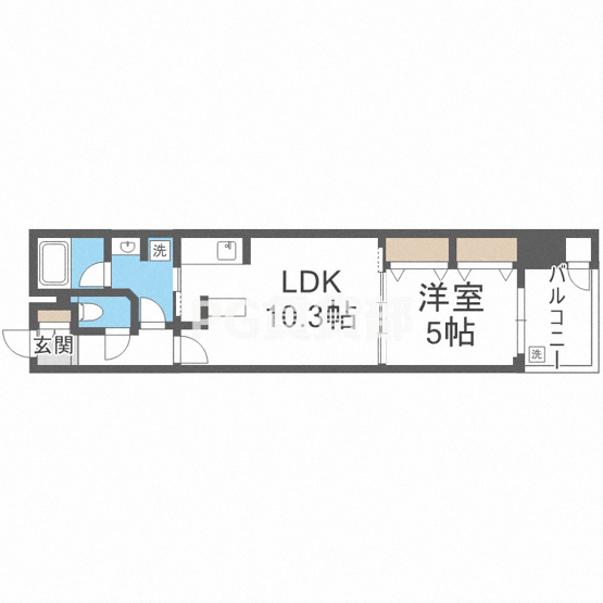 【間取り】 | ラシュレ北浜