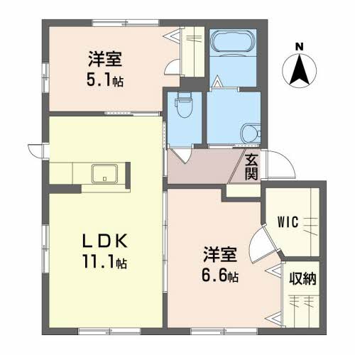 ダイヤメゾン D棟の間取り