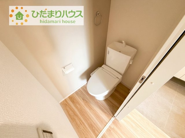 【トイレ】 | 取手市井野台5期　新築戸建　1号棟 | 温水洗浄便座ついてます(^^♪