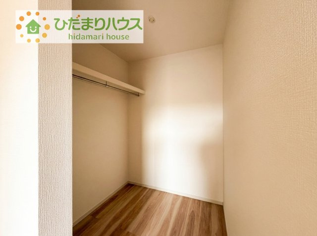 【収納】 | 取手市井野台5期　新築戸建　1号棟 | 大容量のWICのある主寝室！夫婦の洋服もたくさん収納できます！