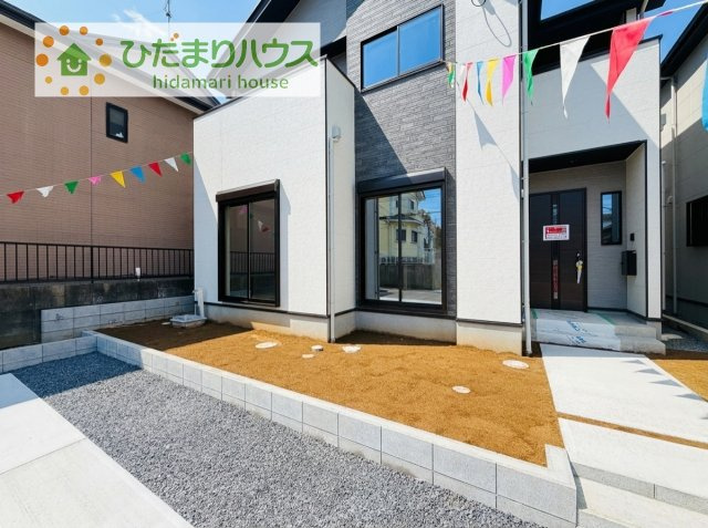 【庭】 | 取手市井野台5期　新築戸建　1号棟 | お庭付物件になります！お庭遊びや、プールなどお子様も大喜び(^^)
