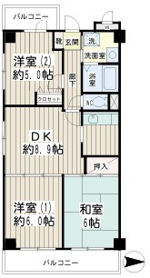 【間取り】 | ノーブル蓮沼