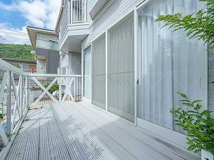 東区戸坂南１丁目のバルコニー