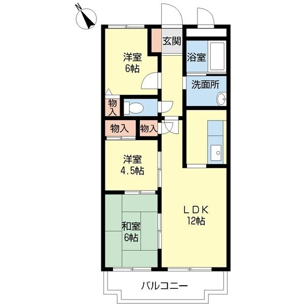 マンションソニアの間取り