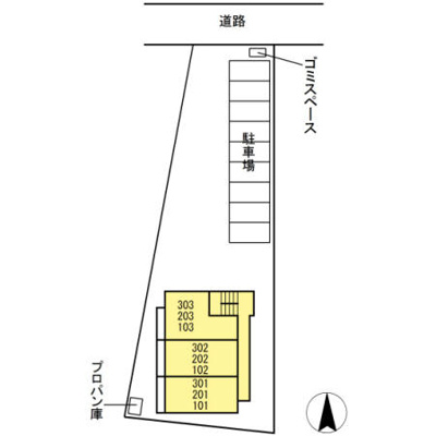 【駐車場】 | ドミール社家2