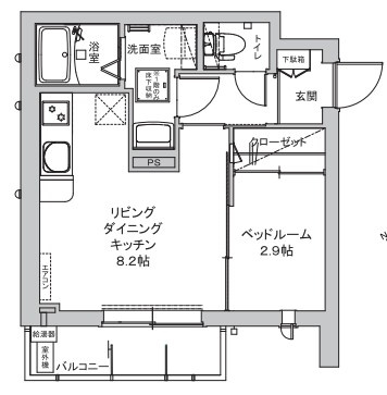 市川市南八幡１丁目の賃貸マンションの間取り