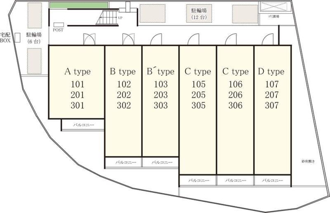 【区画図】 | リブリかわらぐち
