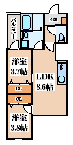 【間取り】 | D porta diamant