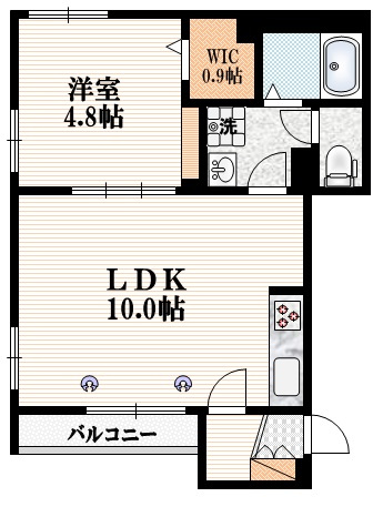 メゾン　ド　シエルの間取り