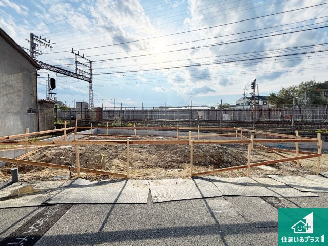 ■寝屋川市田井町　第1期　新築一戸建ての外観|現在建築中！落ち着いた街並みで新生活を始めることが出来そう！周辺の物件も併せてご紹介させて頂きます！