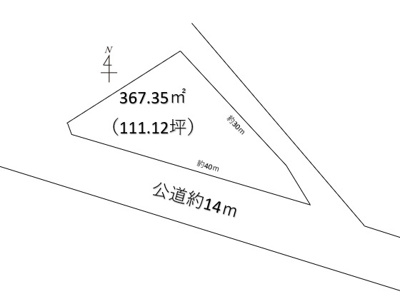 【前面道路含む現地写真】 | 深谷市瀬山 330万 土地